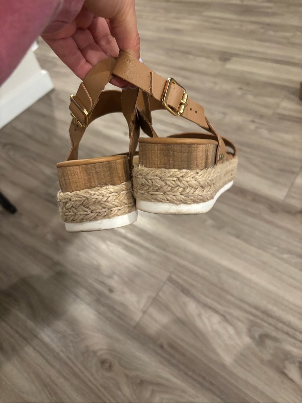 Steve Madden Cici Women's Espadrille Wedge Buckle Sandals - Size 9 - Picture 9 of 10
